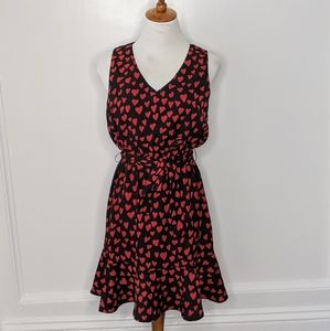 NWT Sugar Lips Heart Ruffle Date Dress Size XS